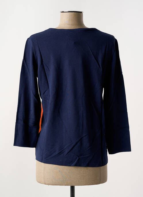 T-shirt manches 3/4 manches 3/4 bleu NICE THINGS femme