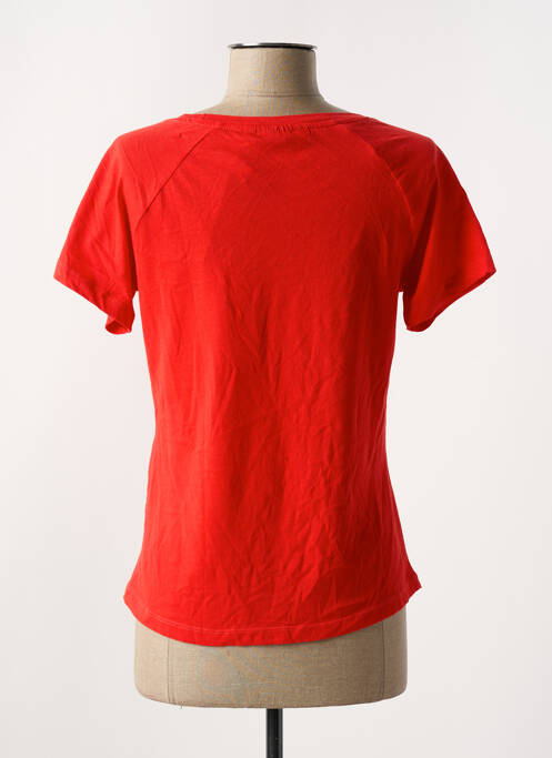 T-shirt coupe cintrée manches courtes rouge ONLY PLAY femme