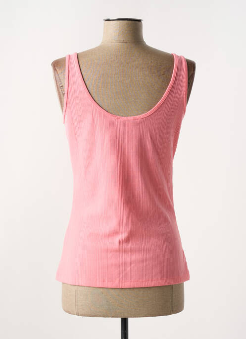 Débardeur stretch sans manche rose GARCIA femme