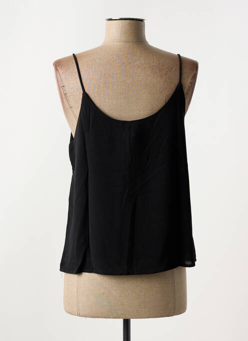 Top coupe fluide sans manche noir NOEMIE & CO femme