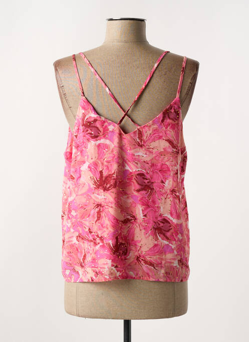 Top imprimé fantaisie sans manche rose VERO MODA femme