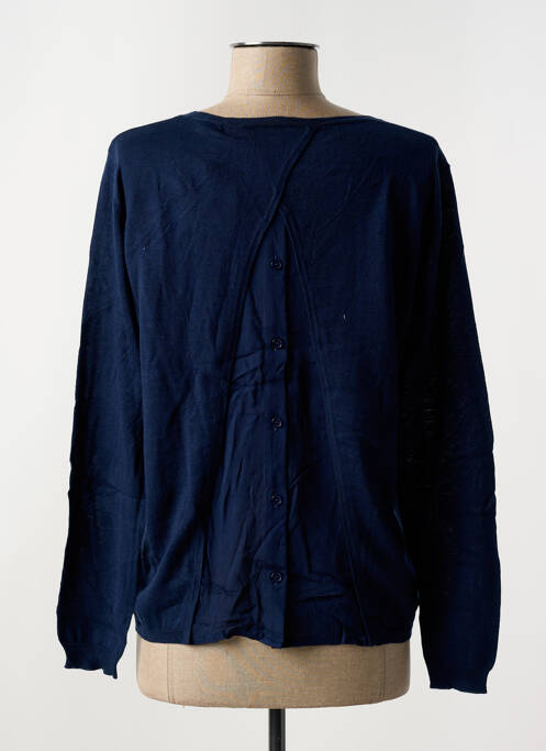 Pull col v manches longues bleu SEE U SOON femme