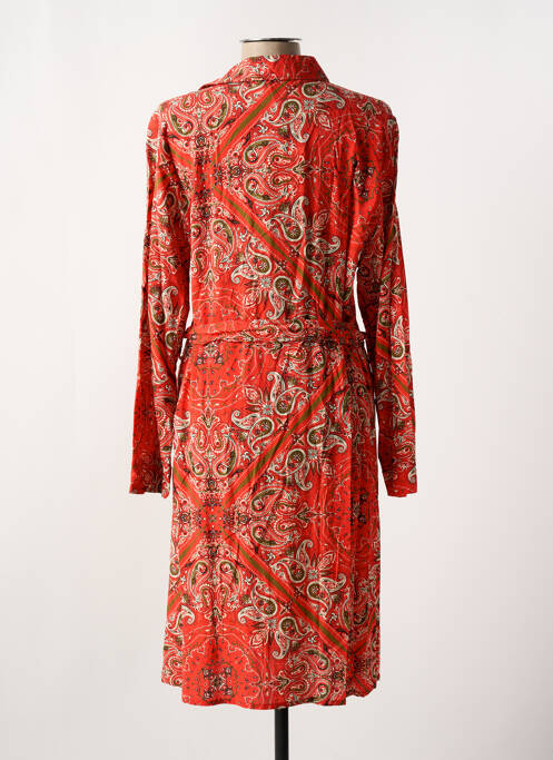 Robe mi-longue rouge LA FEE MARABOUTEE femme