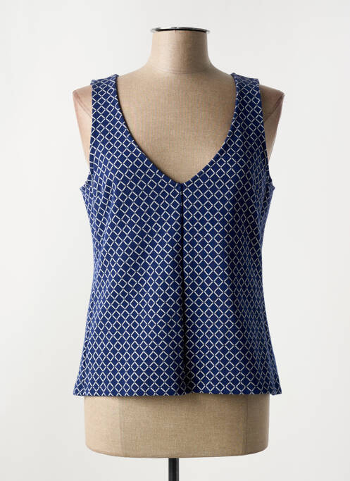 Top bleu NICE THINGS pour femme