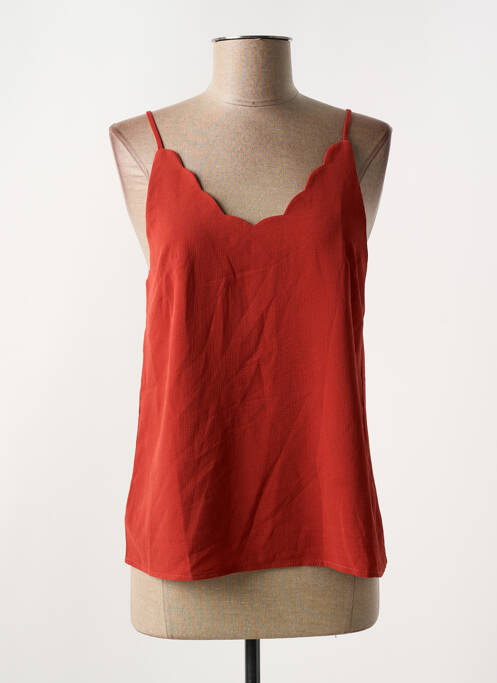 Top orange EMMA & ELLA pour femme