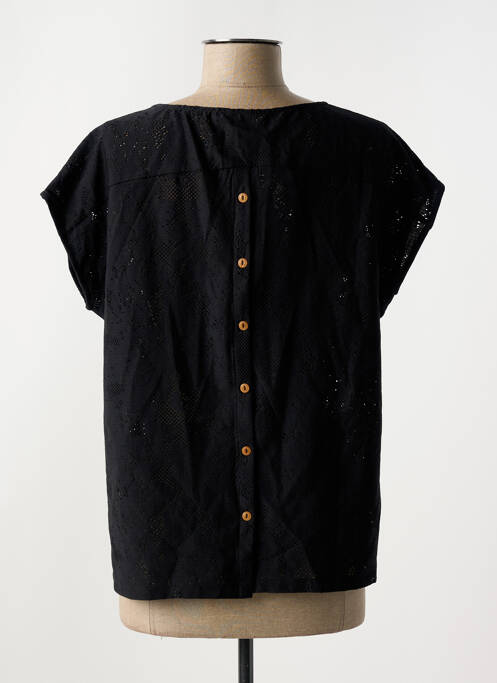 T-shirt noir SEE U SOON femme