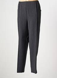 Pantalon droit taille élastique gris GRIFFON femme
