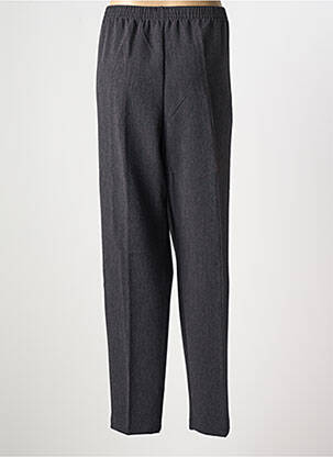 Pantalon droit taille élastique gris GRIFFON femme