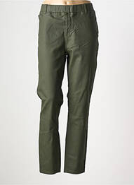 Pantalon droit taille élastique vert CISO femme