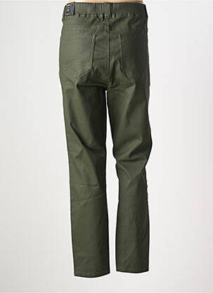 Pantalon droit taille élastique vert CISO femme