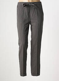 Pantalon 7/8 taille haute taille haute gris GRACE & MILA femme
