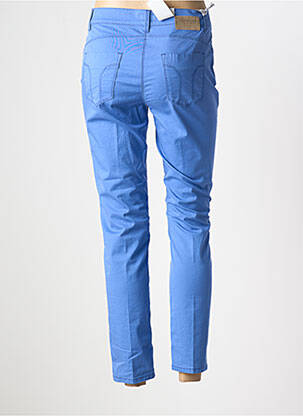 Pantalon slim poches bleu VIRGINIA BLU' femme