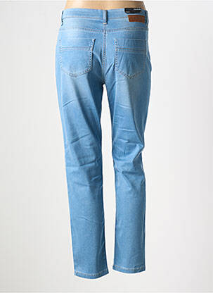 Jeans coupe slim fermeture zippée sous rabat boutonné bleu BETTY BARCLAY femme