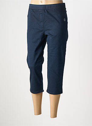 Pantacourt taille élastique bleu CONCEPT  K femme