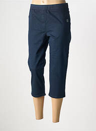 Pantacourt taille élastique bleu CONCEPT  K femme