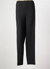 Pantalon droit noir GEVANA pour femme seconde vue