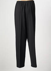 Pantalon droit noir GEVANA pour femme seconde vue