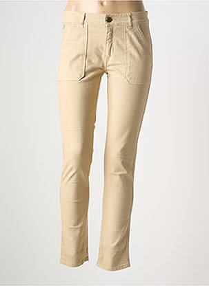 Pantalon slim beige RED LEGEND pour femme