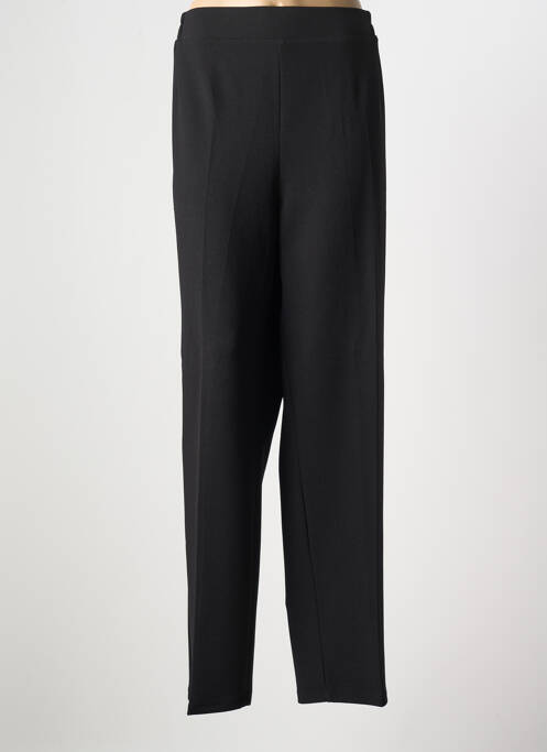 Pantalon droit poches noir GEVANA femme