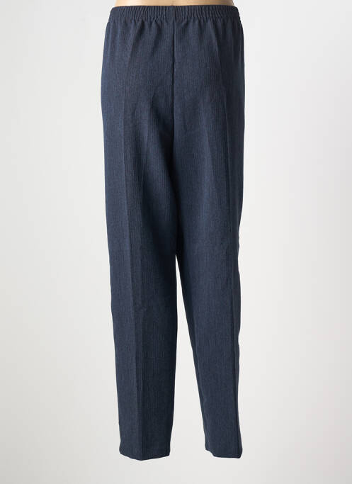 Pantalon droit taille élastique bleu GRIFFON femme