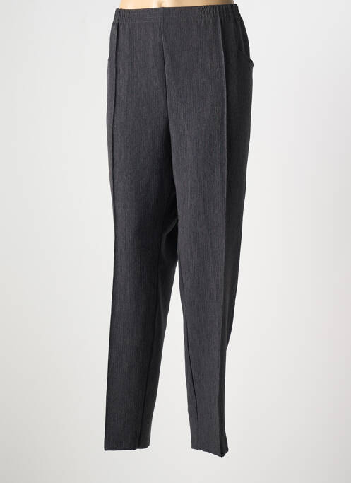 Pantalon droit taille élastique gris GRIFFON femme