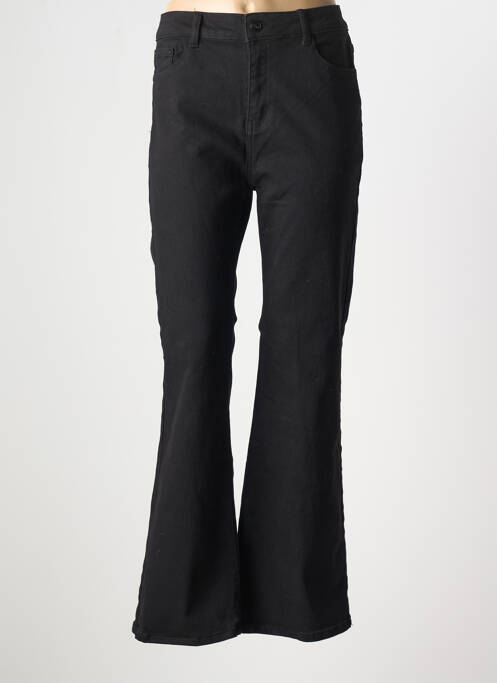 Pantalon flare coupe évasée noir BS JEANS femme