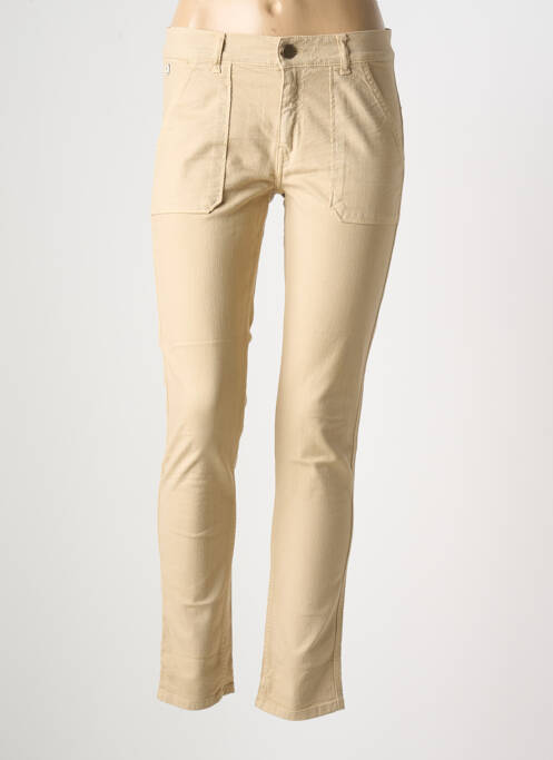 Pantalon slim poches beige RED LEGEND femme