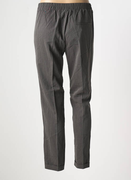 Pantalon 7/8 taille haute taille haute gris GRACE & MILA femme