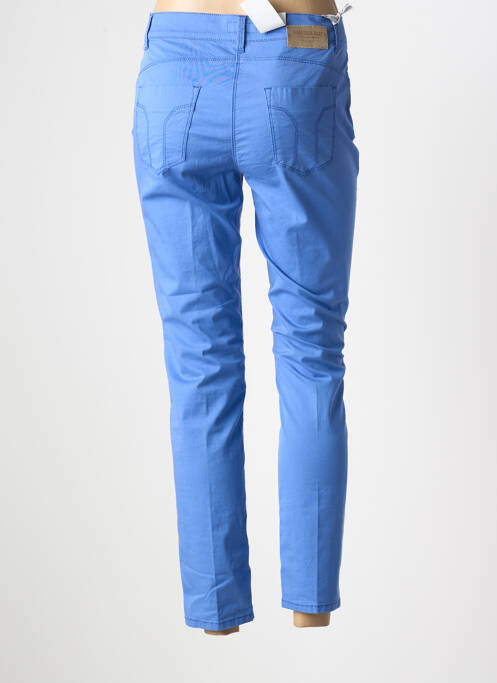 Pantalon slim poches bleu VIRGINIA BLU' femme