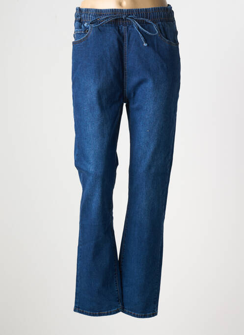 Jeans coupe slim bleu BS JEANS pour femme