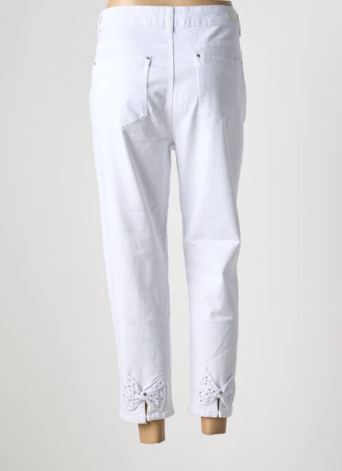 Pantalon 7/8 blanc BS JEANS femme