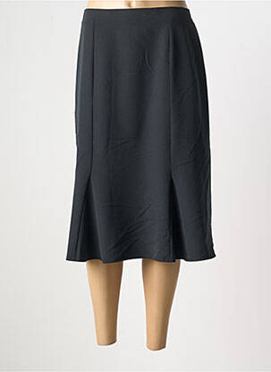 Jupe mi-longue coupe évasée noir GRIFFON femme