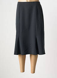 Jupe mi-longue coupe évasée noir GRIFFON femme