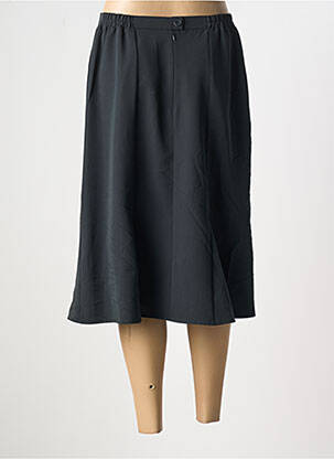 Jupe mi-longue coupe évasée noir GRIFFON femme