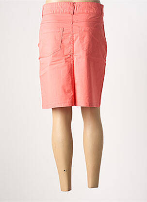 Jupe mi-longue coupe droite orange JENSEN femme