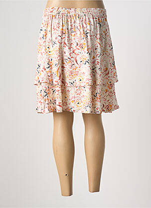 Jupe courte coupe évasée blanc GARCIA femme