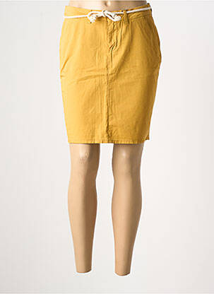 Jupe courte poches jaune KANOPE femme