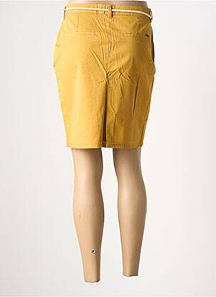 Jupe courte poches jaune KANOPE femme