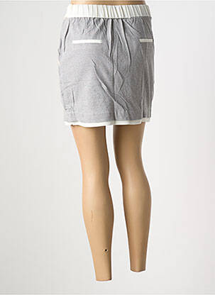 Jupe courte poches gris SEE U SOON femme