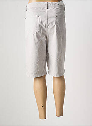 Bermuda coupe droite gris ANNA MONTANA femme