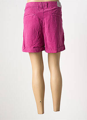Short fermeture zippée sous rabat boutonné rose LEE COOPER femme