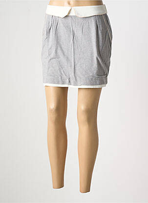 Jupe courte gris SEE U SOON pour femme