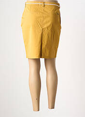 Jupe courte jaune KANOPE pour femme seconde vue