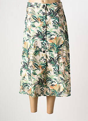 Jupe longue vert LA FEE MARABOUTEE pour femme