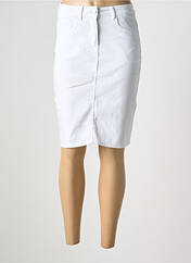 Jupe mi-longue blanc GRIFFON pour femme seconde vue