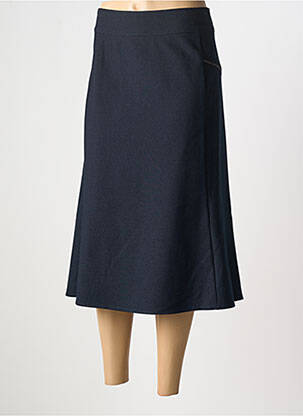 Jupe mi-longue bleu GEVANA pour femme