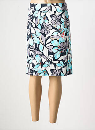 Jupe mi-longue bleu GEVANA pour femme