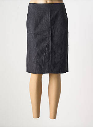 Jupe mi-longue noir GEVANA pour femme