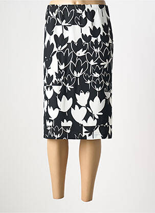 Jupe mi-longue noir TELMAIL pour femme