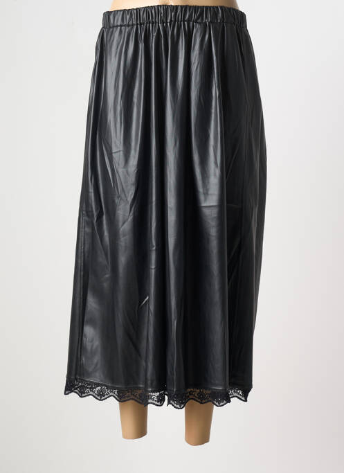 Jupe longue coupe fluide noir 2W PARIS femme